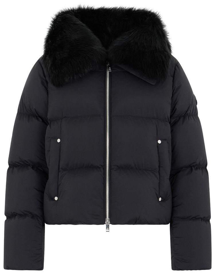 Moose Knuckles Belle Dune Short Puffer Jacket Black