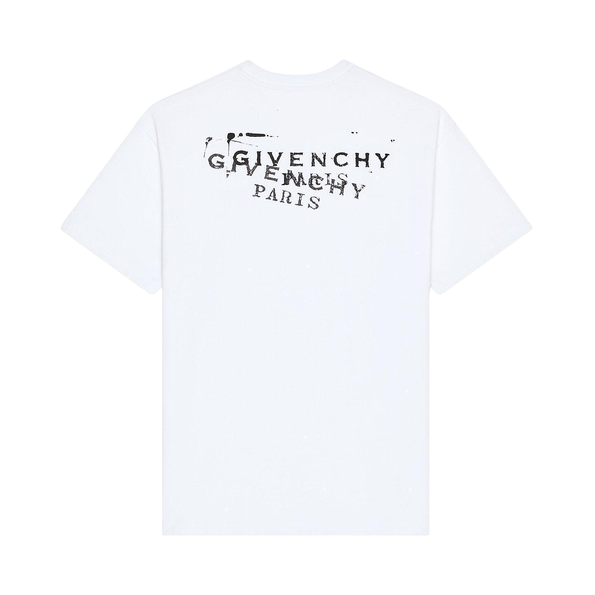 Buy Givenchy Regular Fit T-Shirt 'White' - BM71NK3YSA 100 | GOAT