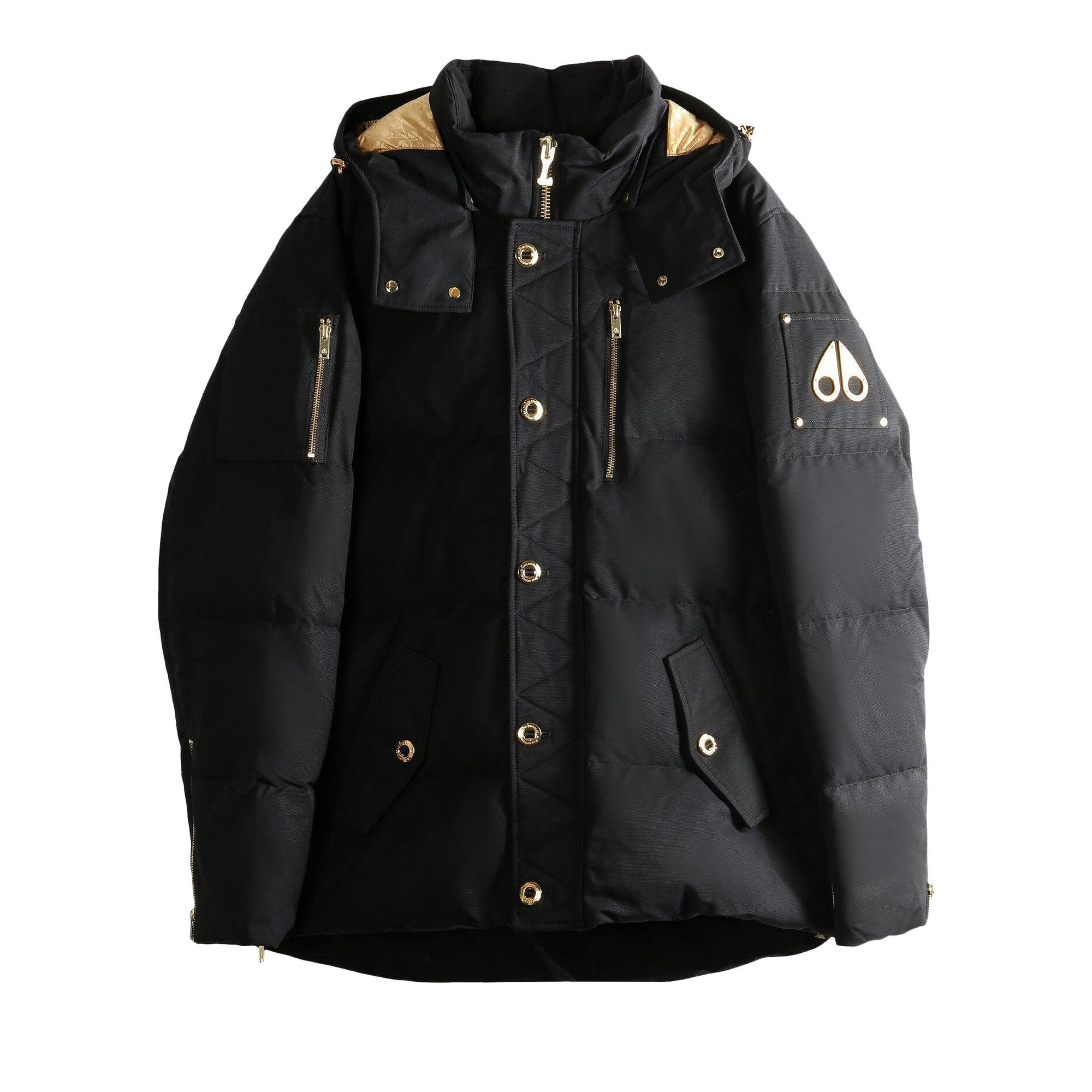 Buy Moose Knuckles Gold Q Jacket 'Black' - M35MJ128GS 305 | GOAT