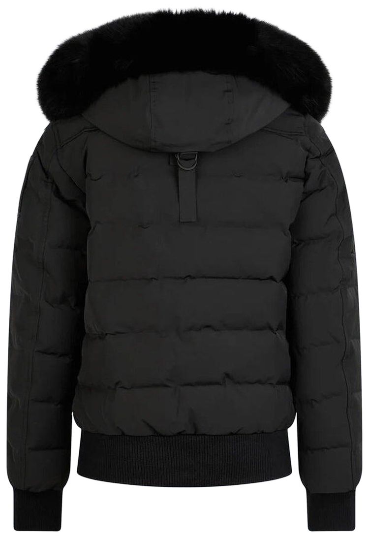 Moose Knuckles Ladriere Bomber Jacket Grey Birch