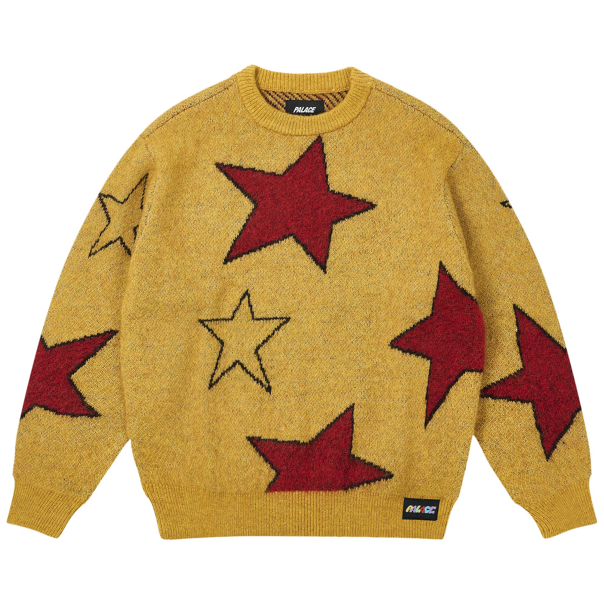 PALACE MARK BODE 星柄セーター L Buy Palace Mark Bodē Knit 'Yellow' - P29KW014 | GOAT AE