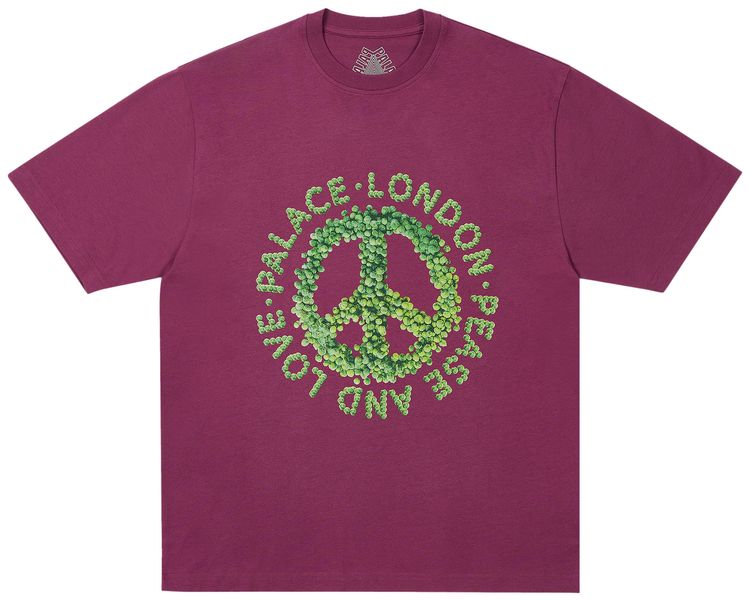 Palace Pease And Love T Shirt Berg