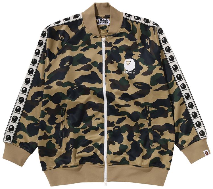 BAPE 1st Camo Relaxed Fit Track Jacket Yellow