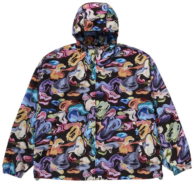 BAPE Art Camo Hooded Jacket Black