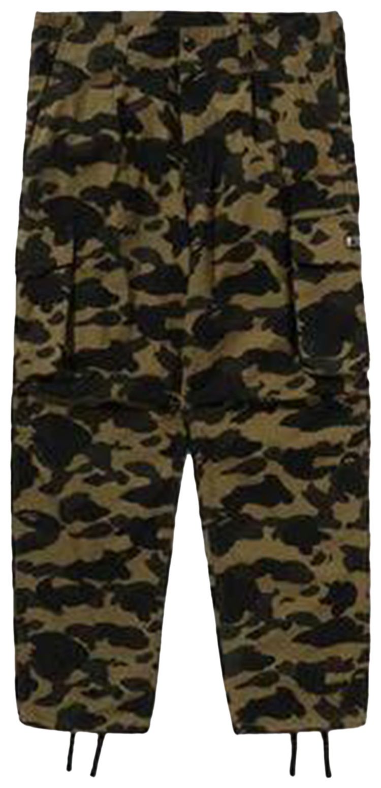 BAPE 1st Camo Regular Fit 6 Pocket Pants Green