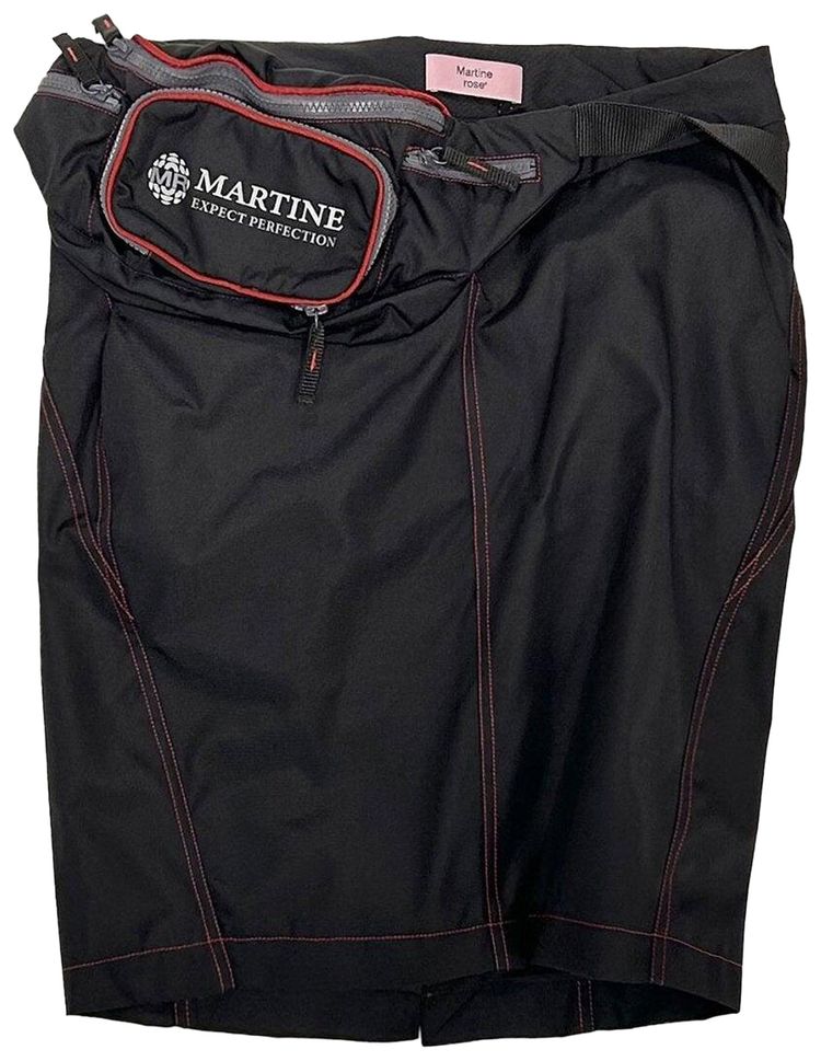 Martine Rose Bumbag Skirt Black