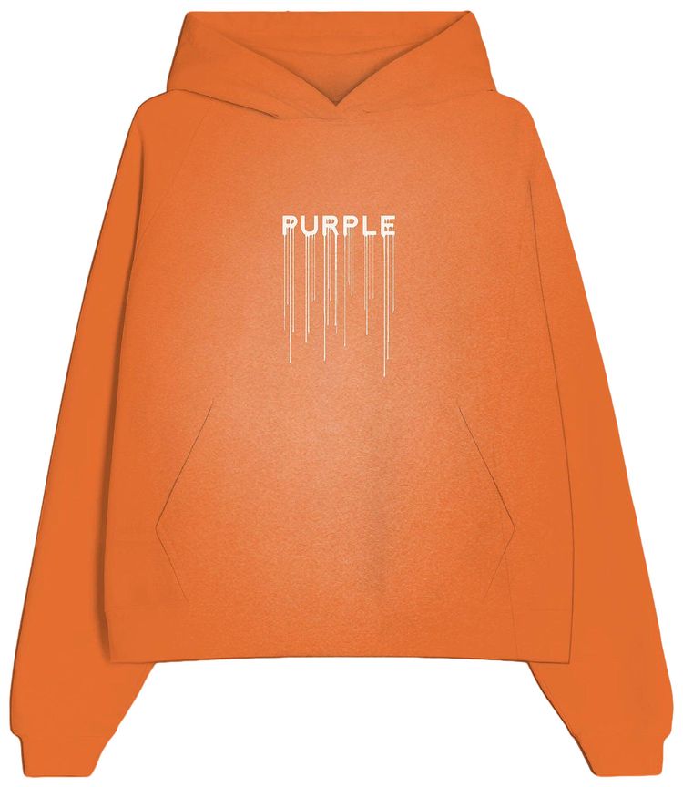 PURPLE BRAND Trademark Hoodie Orange
