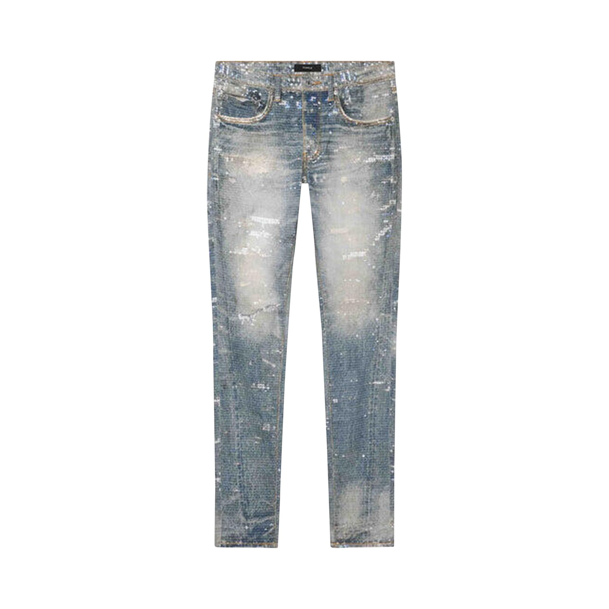 Buy PURPLE BRAND Fade Down Skinny 'Light Indigo' - P001 FDSI525 | GOAT