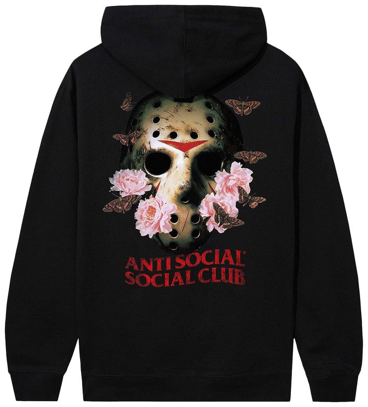 Anti Social Social Club Hockey Hoodie Black