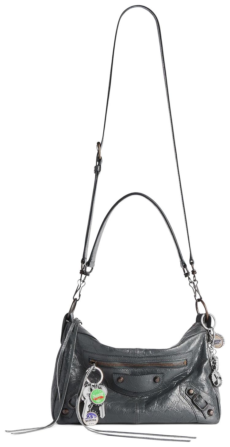 Balenciaga Le City Moto Small Volcanic Rock