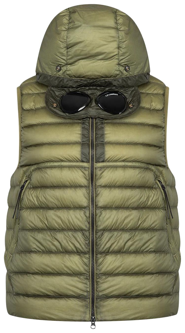 CP Company DD Shell Goggle Down Gilet Capers