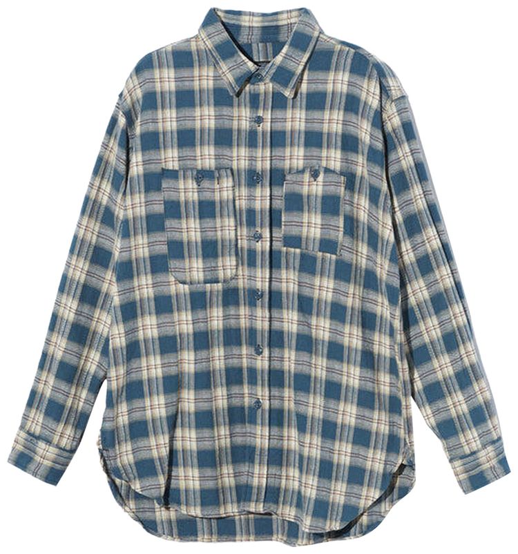 Engineered Garments Work Shirt Navy Plaid