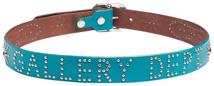 Gallery Dept Painted Studded Belt Turquoise
