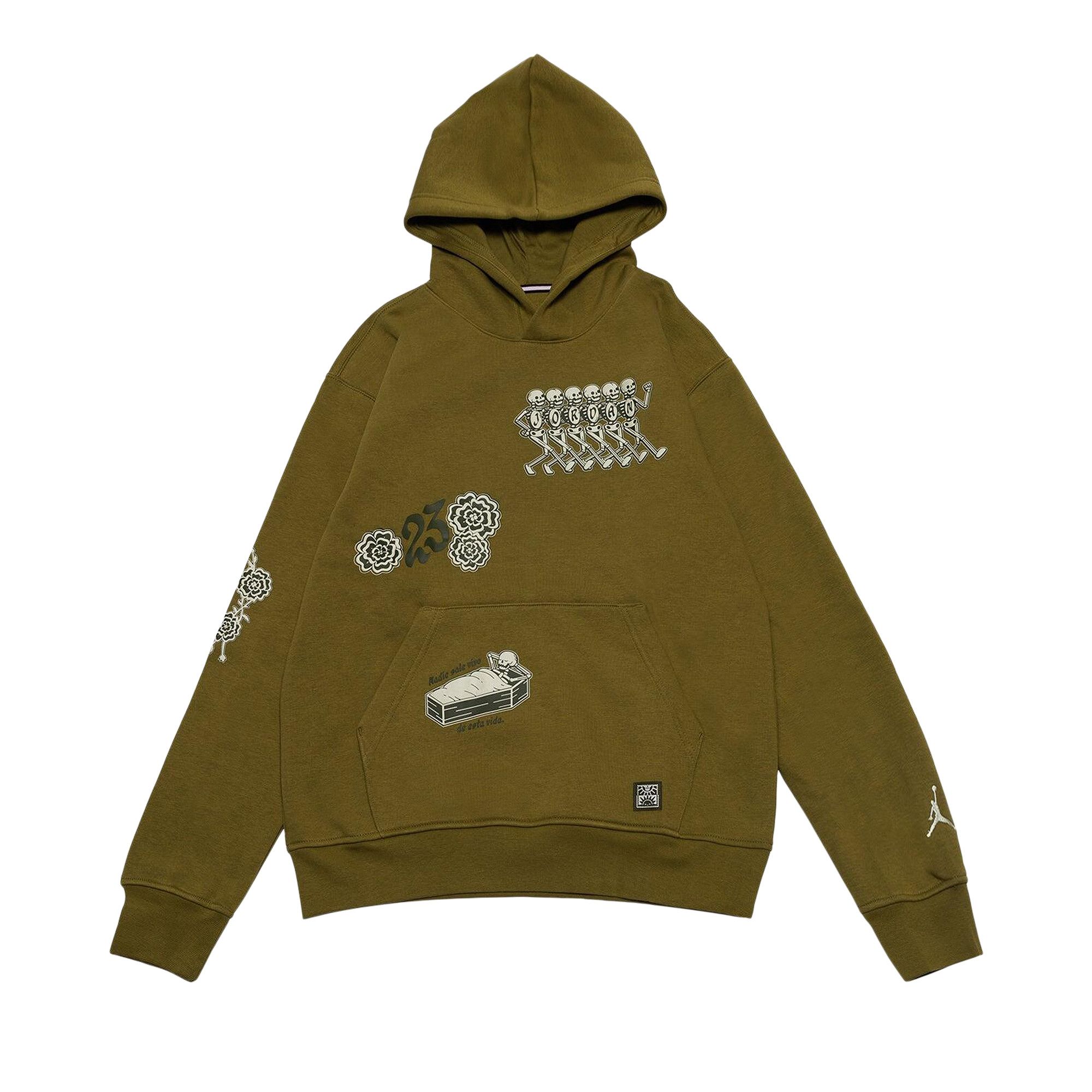 Buy Air Jordan Brooklyn Fleece Pullover Hoodie 'Pacific Moss