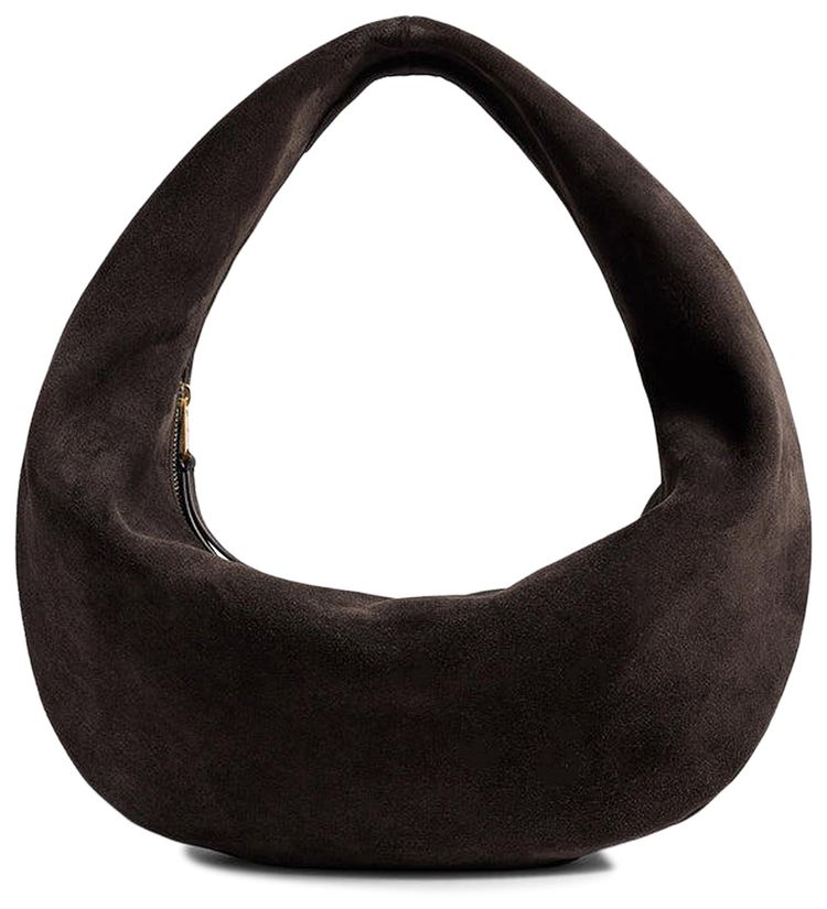 Khaite Olivia Hobo Medium Dark Brown