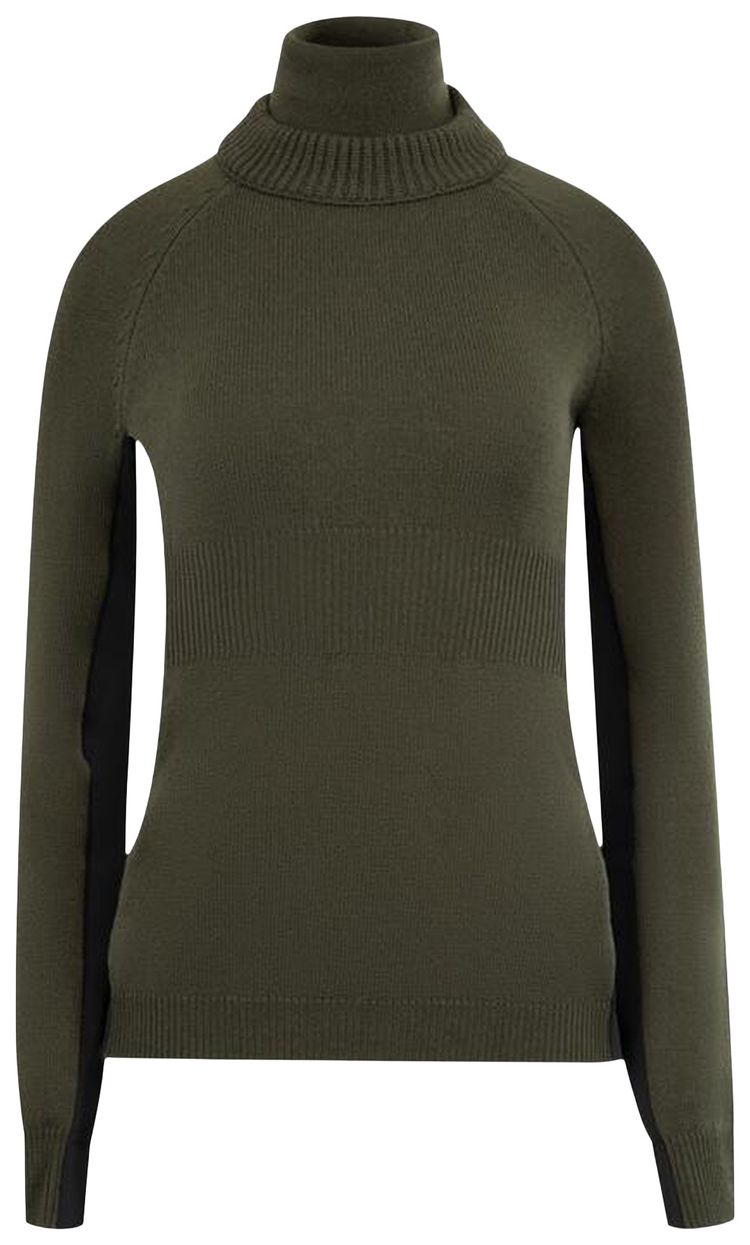 Moncler Grenoble T Neck Olive