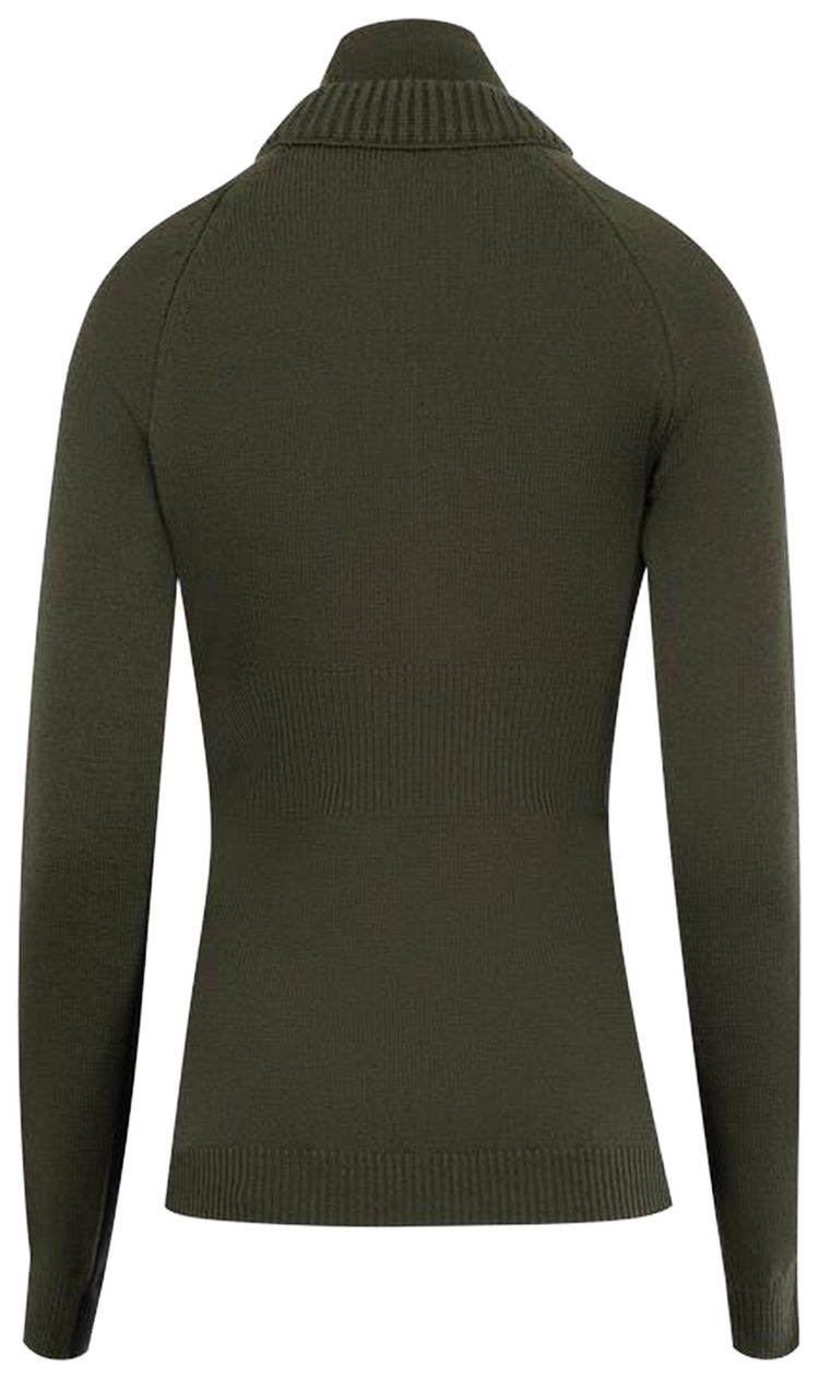 Moncler Grenoble T Neck Olive