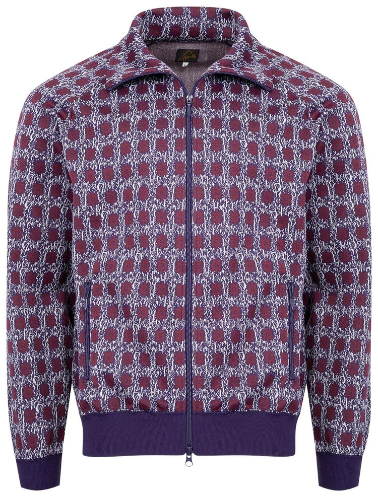 Needles Track Jacket Poly Jacquard Flower