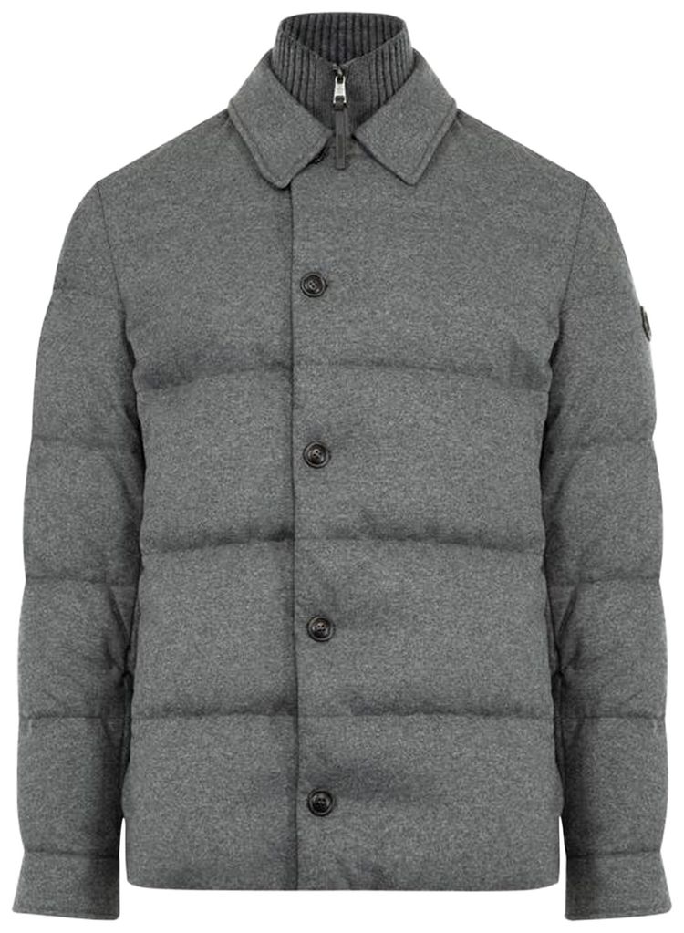 Moncler Pres Shirt Jacket Grey