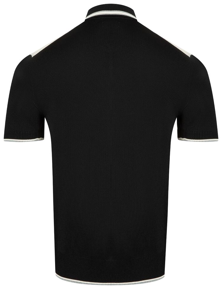 Amiri MA Striped Polo Black