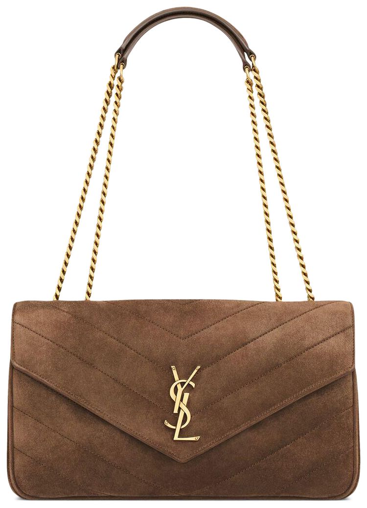 Saint Laurent Loulou Medium Bark Brown