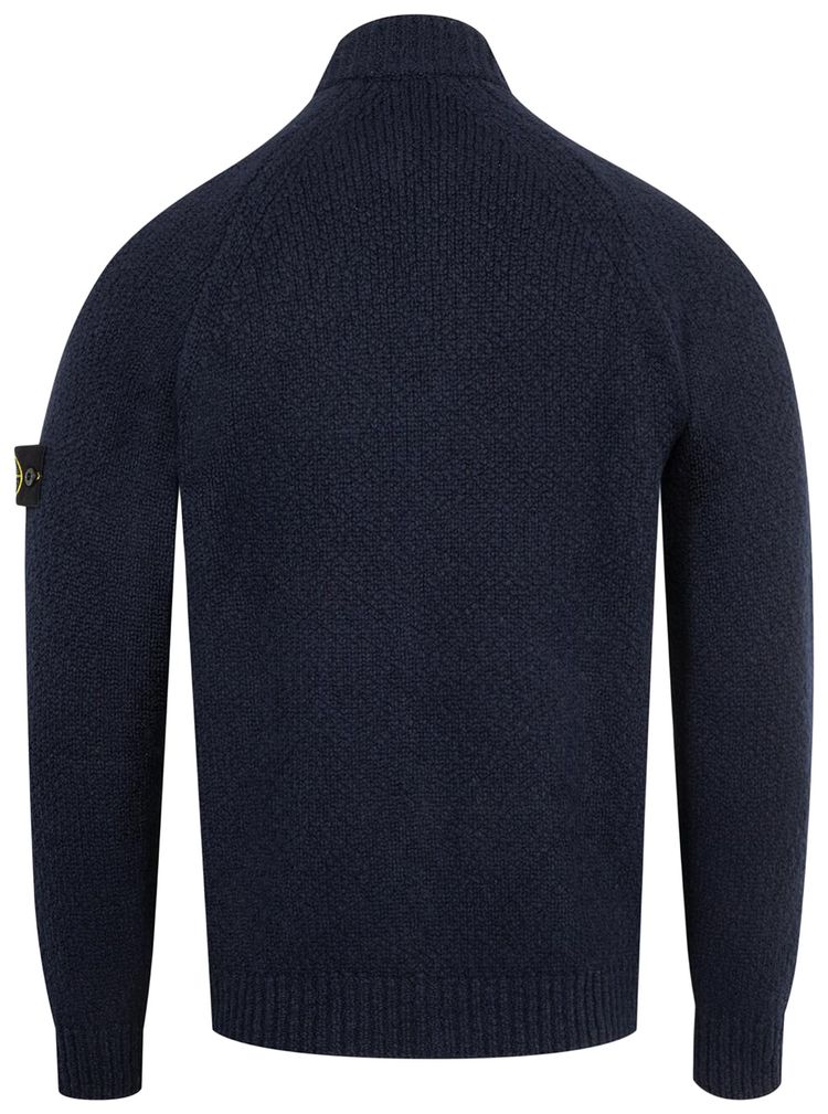Stone Island Cardigan Navy Blue