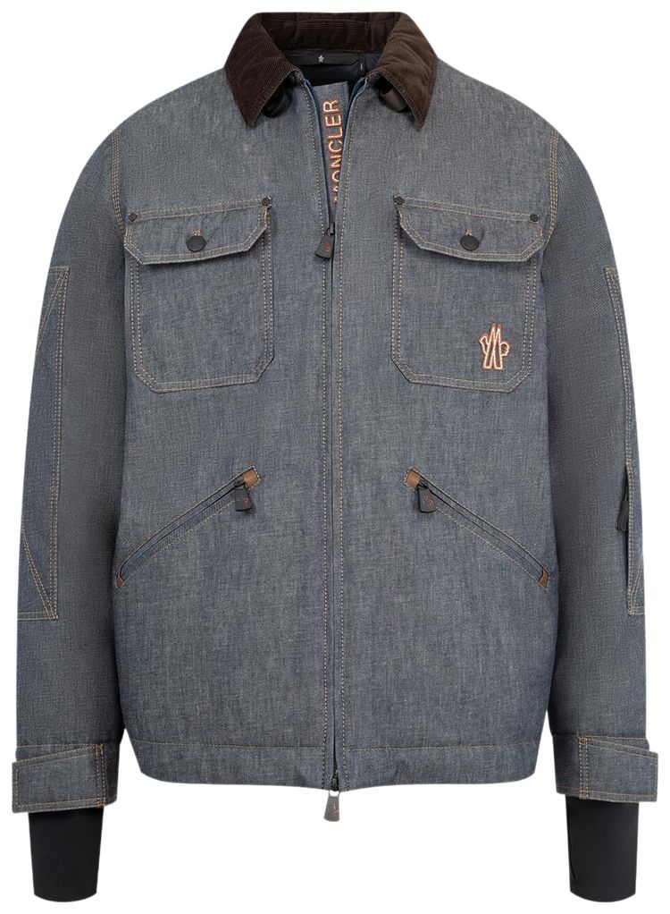 Moncler Grenoble Croatan Shirt Jacket Grey