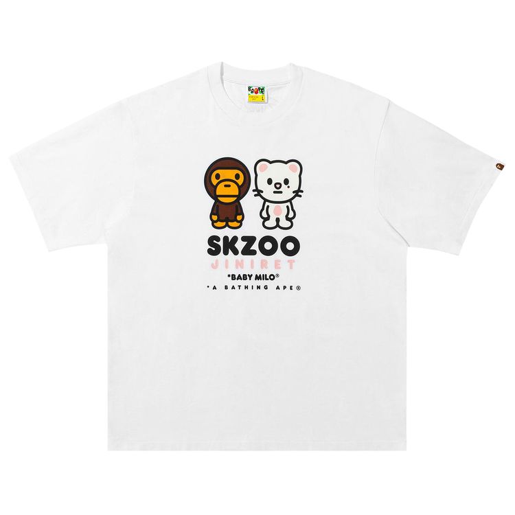 BAPE x Stray Kids Jiniret Baby Milo Tee White