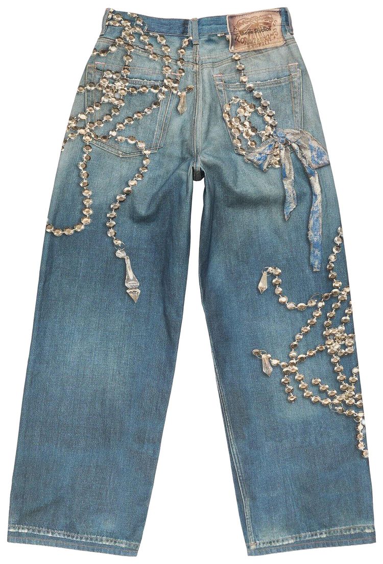 Acne Studios 1981 Loose Fit Jeans Mid Blue
