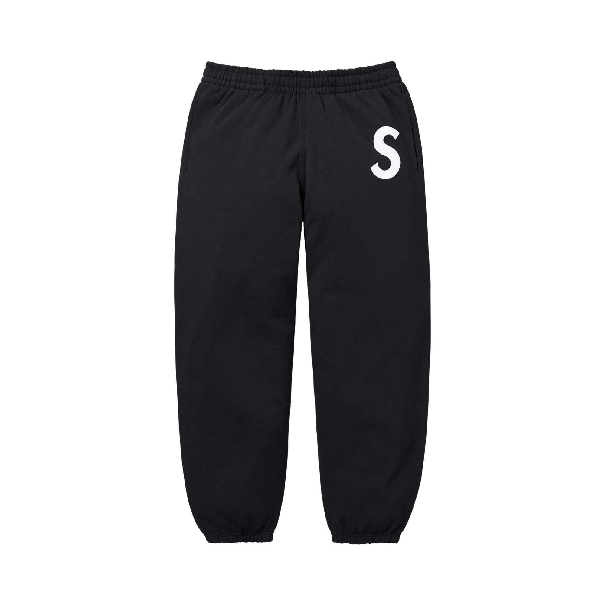 Buy Supreme S Logo Sweatpant 'Black' - FW25P53 BLACK | GOAT
