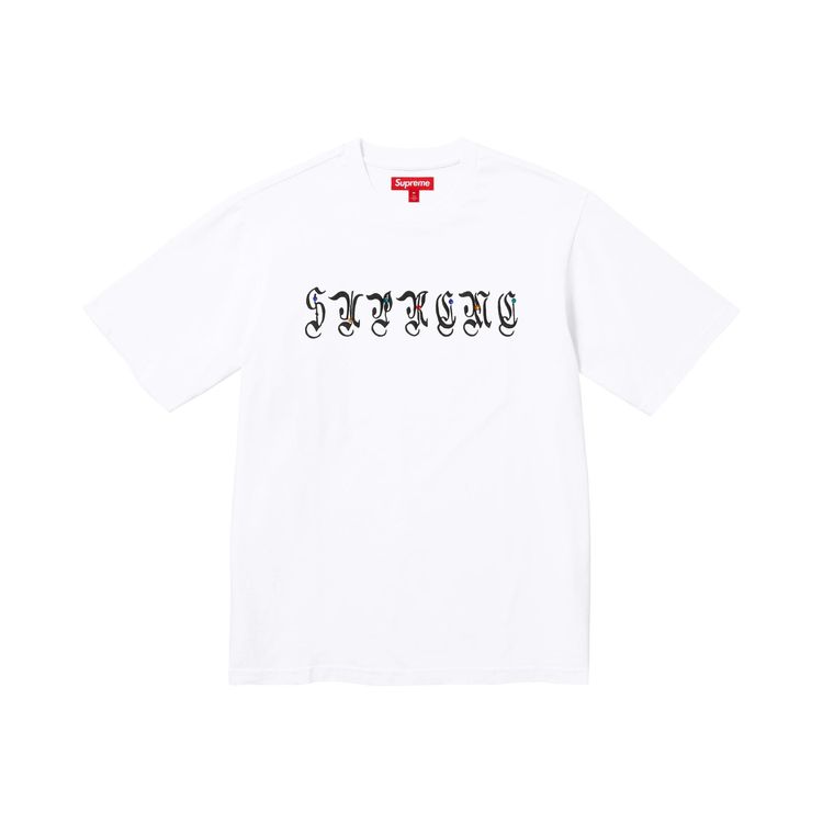 Supreme Aoi Gems Short Sleeve Top White