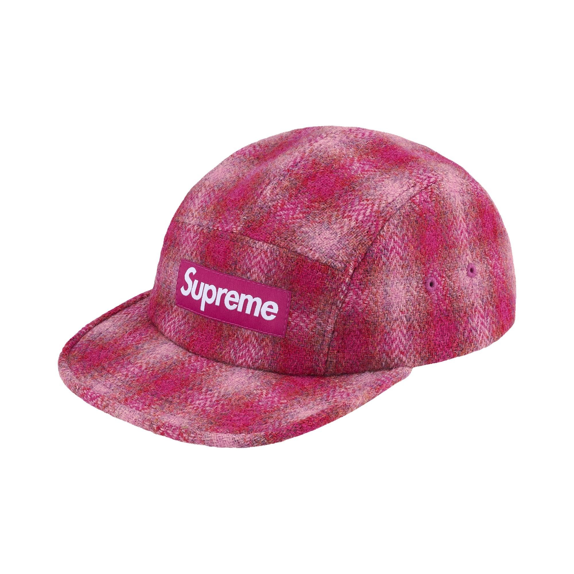 帽子 [supreme] Houndstooth Wool Camp Cap Pink Buy Supreme Houndstooth Wool Camp Cap 'Pink' - FW23H102 PINK | GOAT