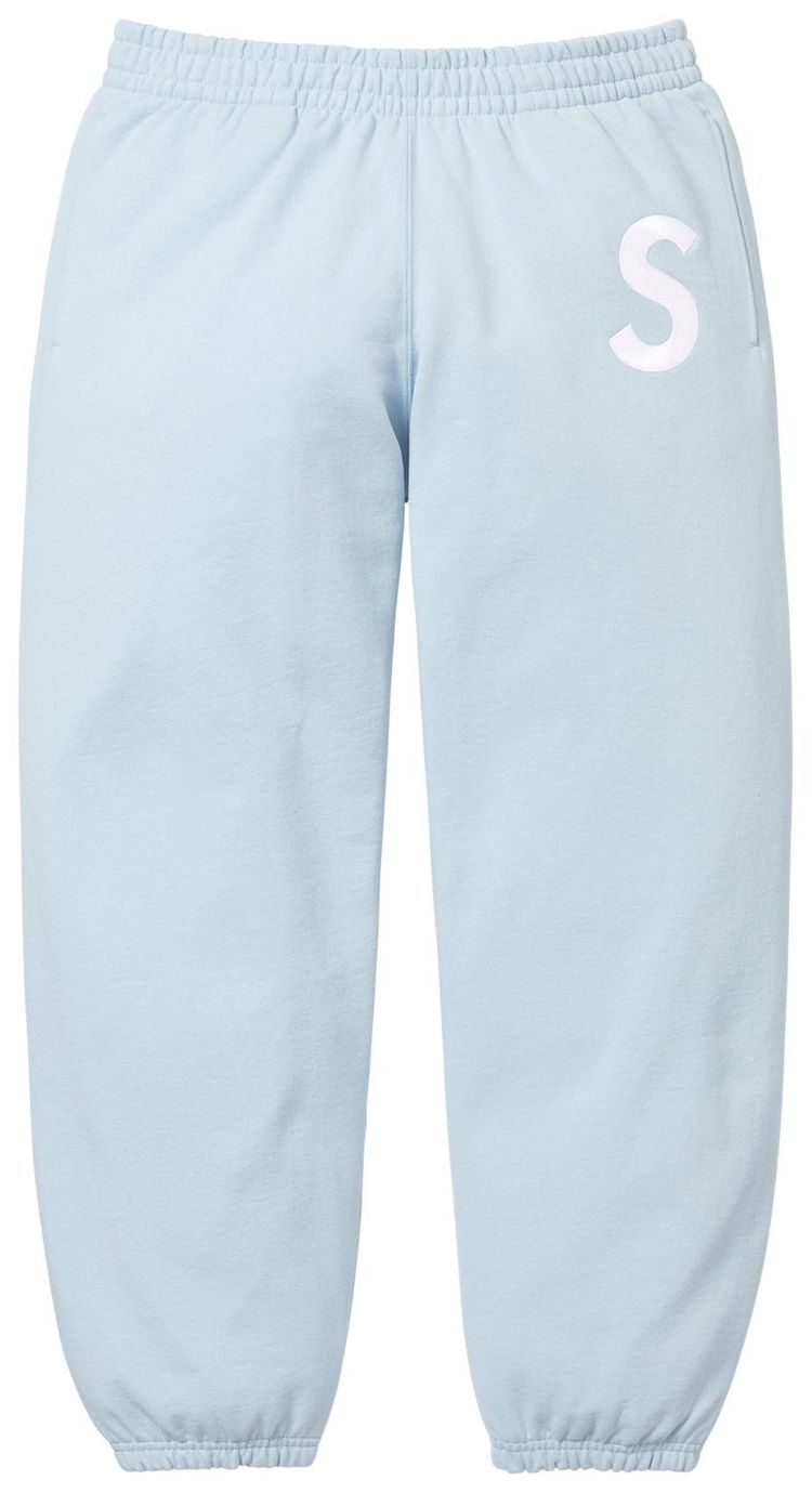 Supreme S Logo Sweatpant Light Blue