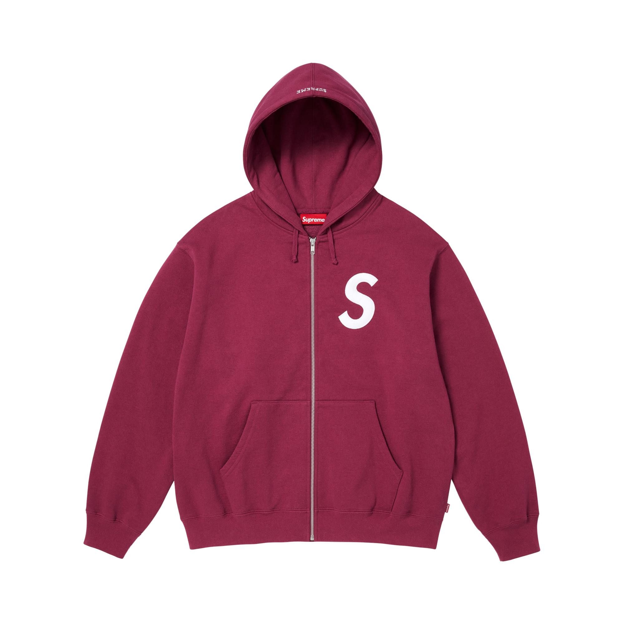 Supreme S Logo Hooded Sweatshirt 堀米 S Logo Zip Up Hooded Sweatshirt - fall/winter 2023 - Supreme