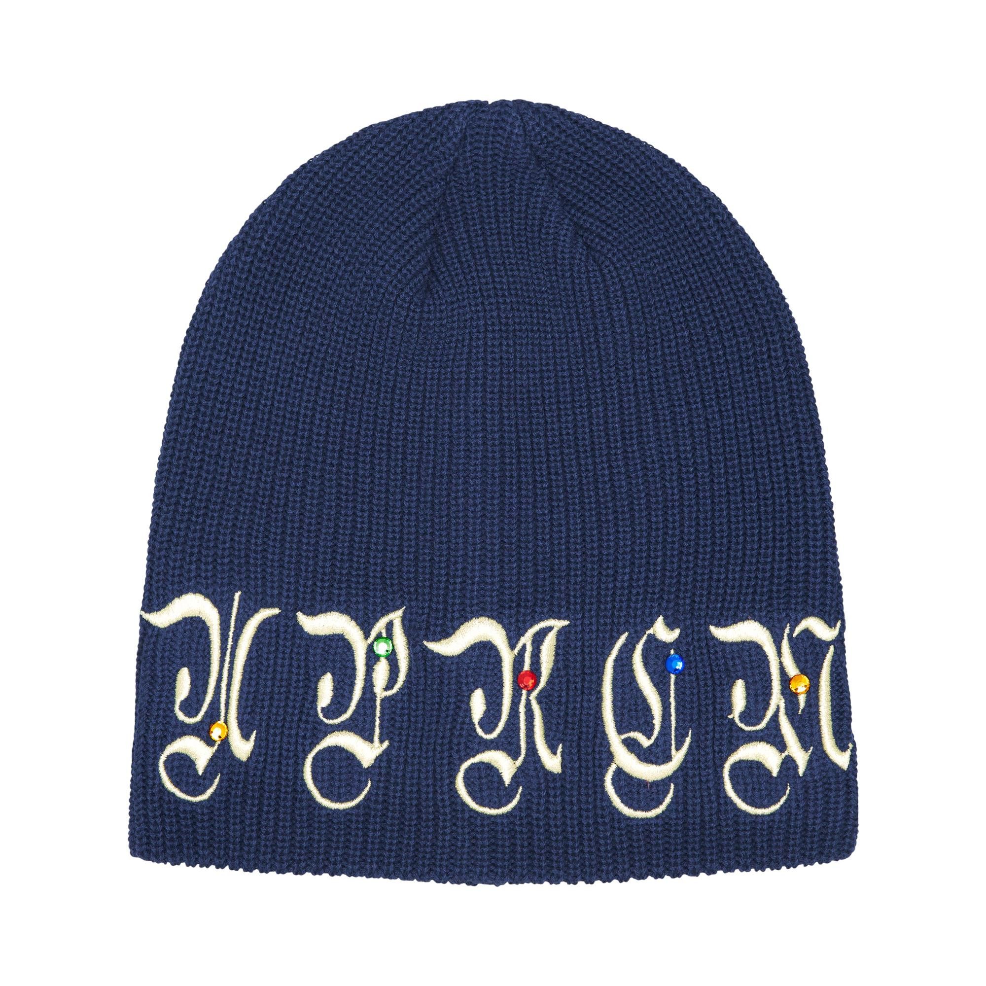 Buy Supreme Aoi Gems Beanie 'Dark Royal' - FW25BN64 DARK ROYAL | GOAT