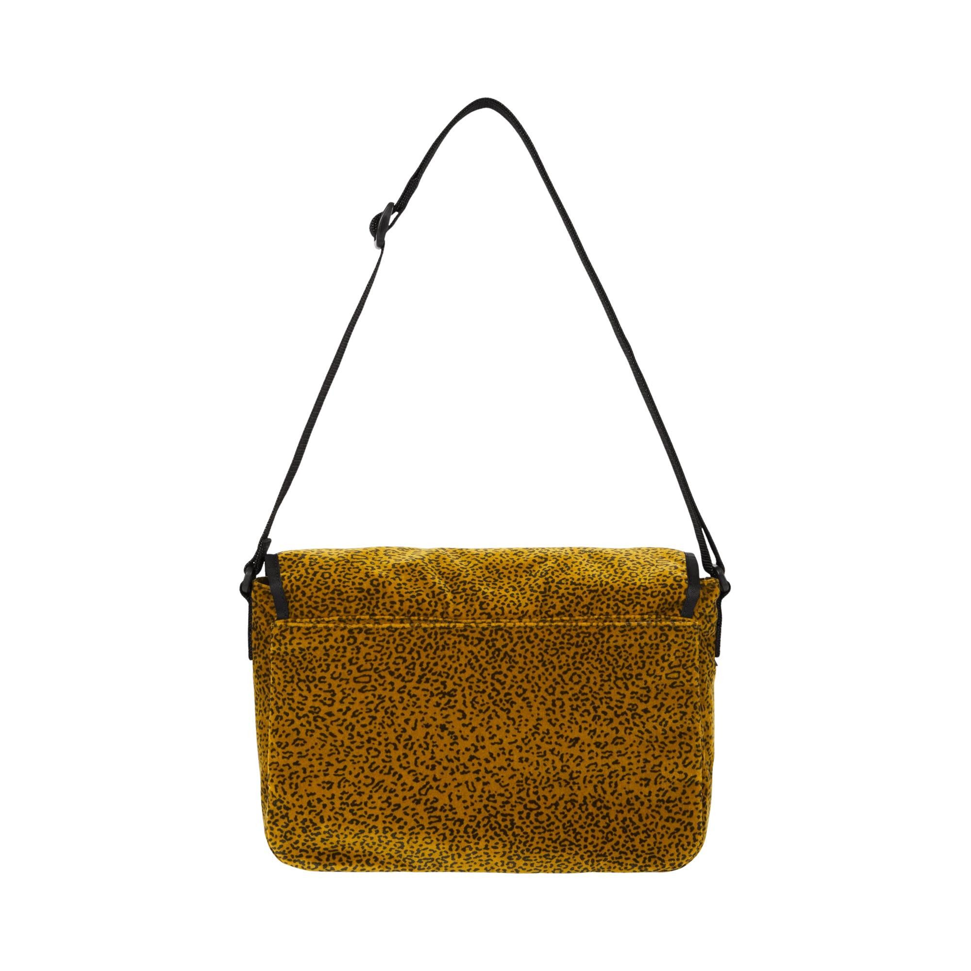 Buy Supreme Velvet Small Messenger Bag 'Tan Leopard' - FW25B9 TAN