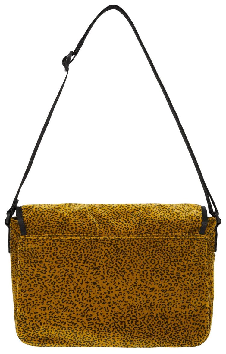 Supreme Velvet Small Messenger Bag Tan Leopard