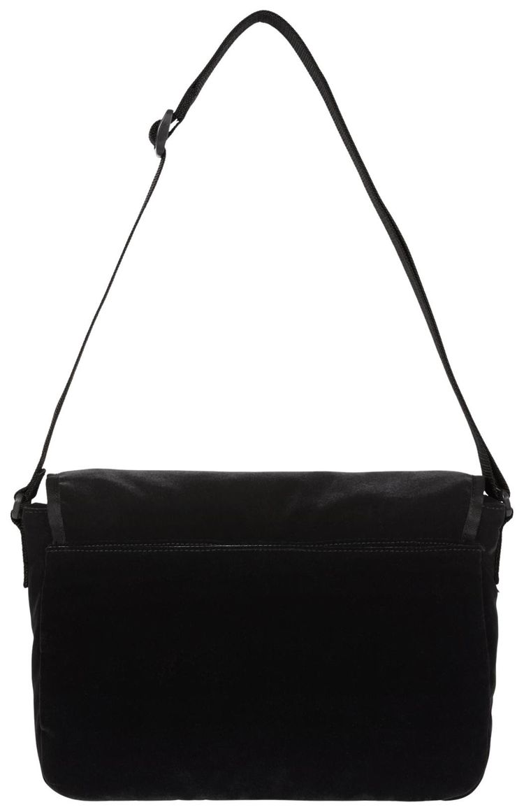Supreme Velvet Small Messenger Bag Black