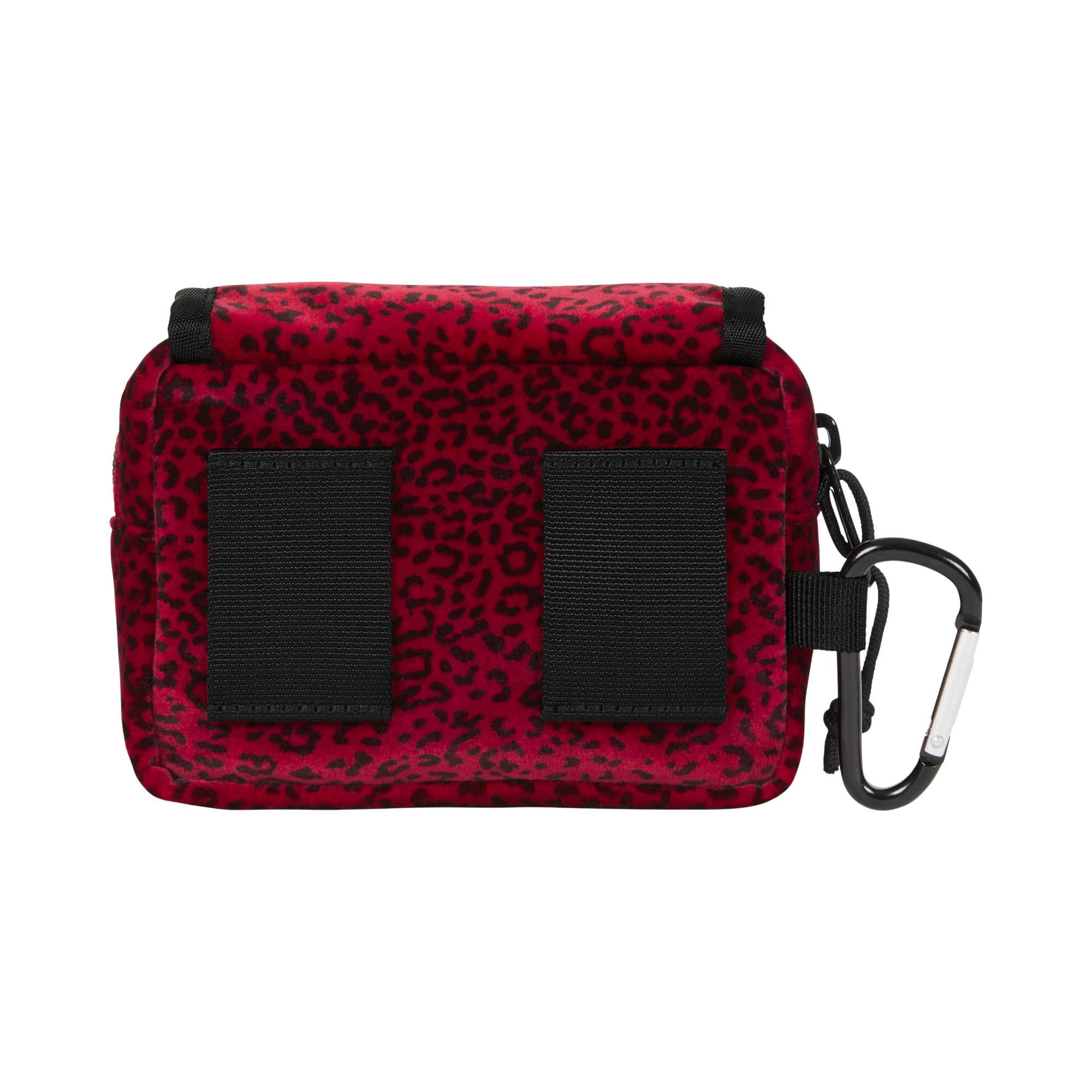 Buy Supreme Velvet Mini Pouch 'Red Leopard' - FW25B10 RED LEOPARD