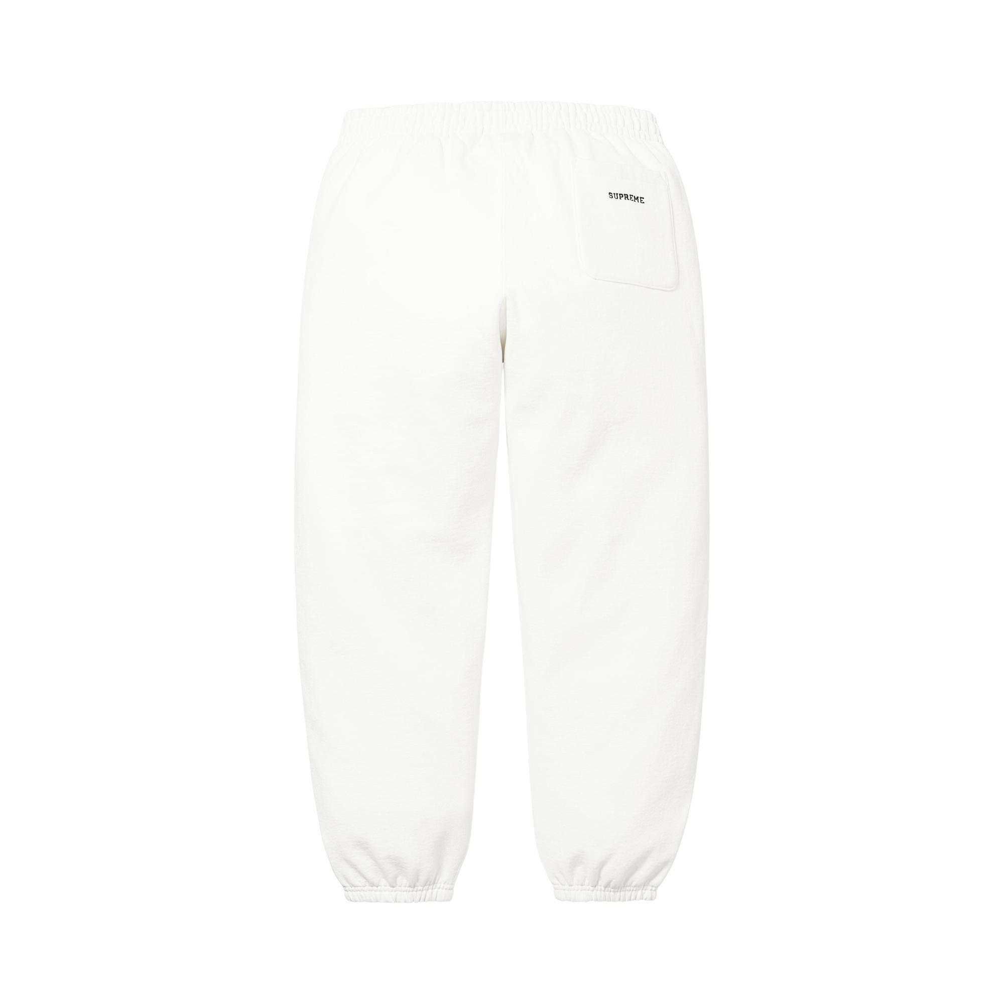 Buy Supreme S Logo Sweatpant 'White' - FW25P53 WHITE | GOAT