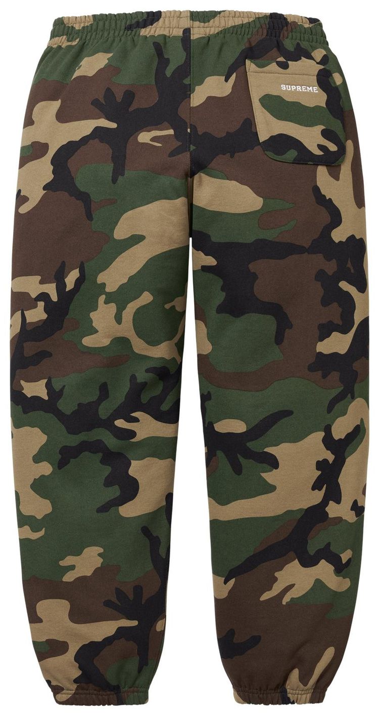 Supreme S Logo Sweatpant Woodland Camo