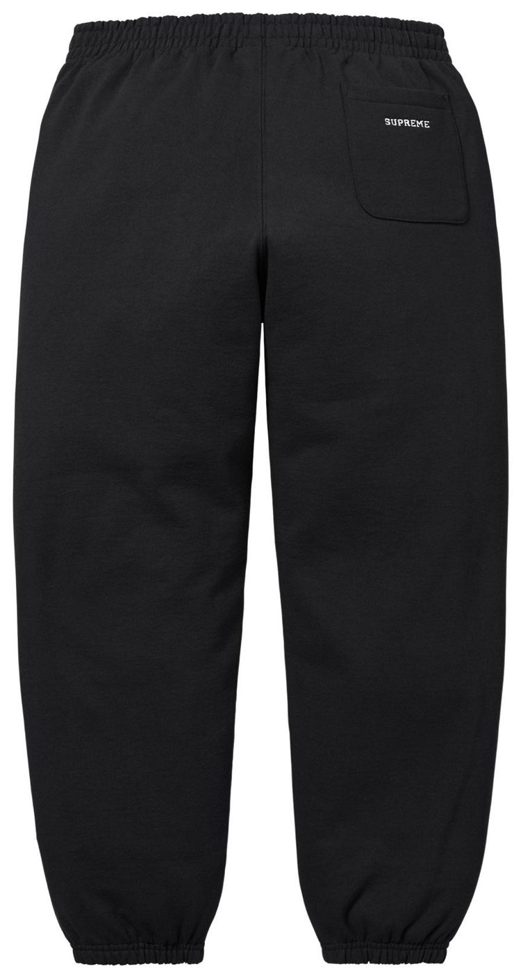 Supreme S Logo Sweatpant Black