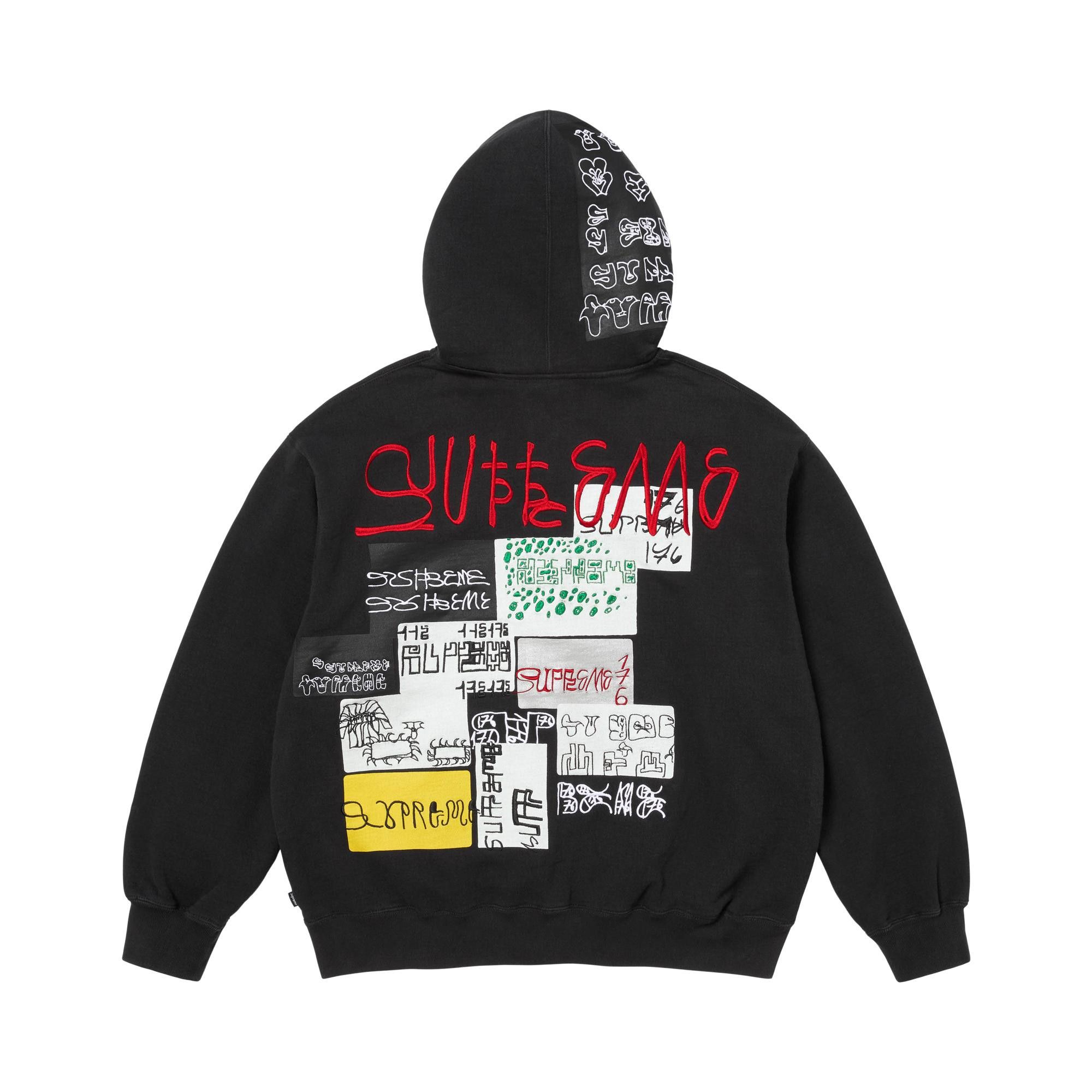 Supreme Hooded Wear Up Pullover L ブラック Buy Supreme 176 Zip Up Hooded Sweatshirt 'Black' - FW25SW76 BLACK
