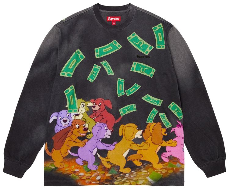 Supreme All Dogs Go To Heaven Long Sleeve Top Night