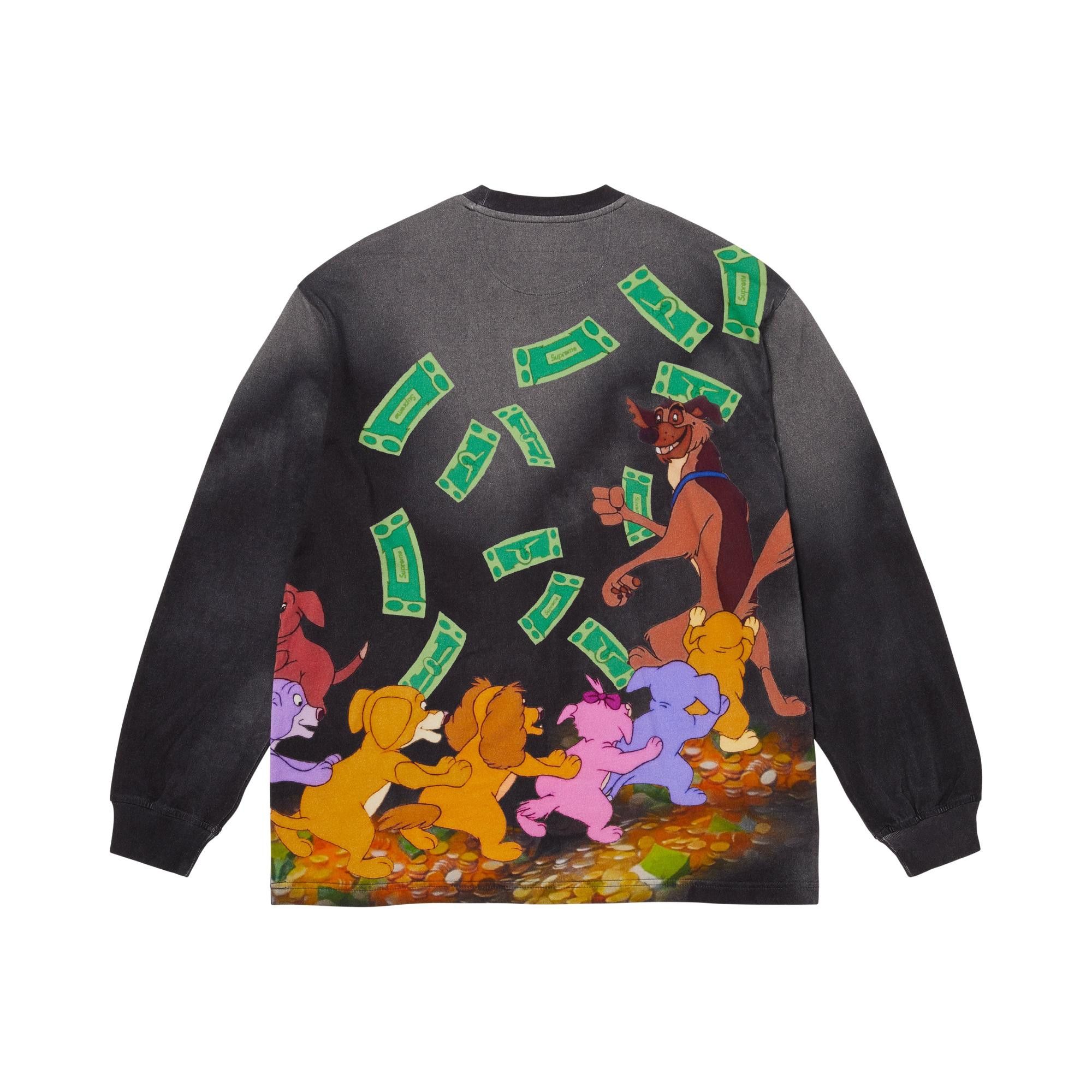 Buy Supreme All Dogs Go To Heaven Long-Sleeve Top 'Night