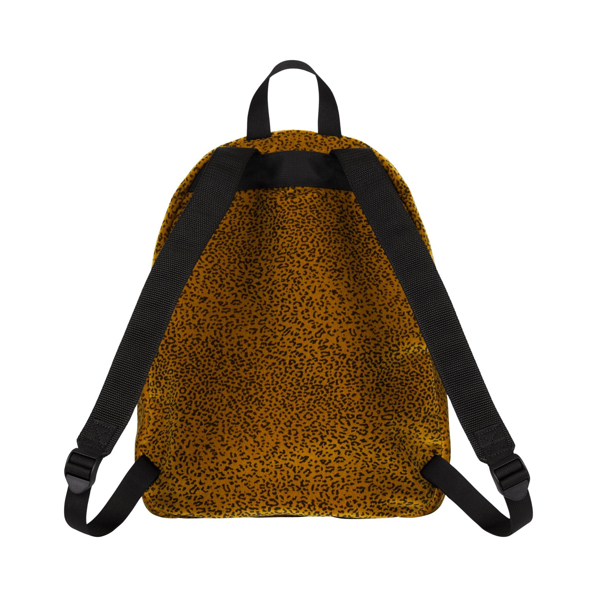 バッグ Supreme Velvet Backpack \"Tan Leopard\" Velvet Backpack - Shop - Supreme
