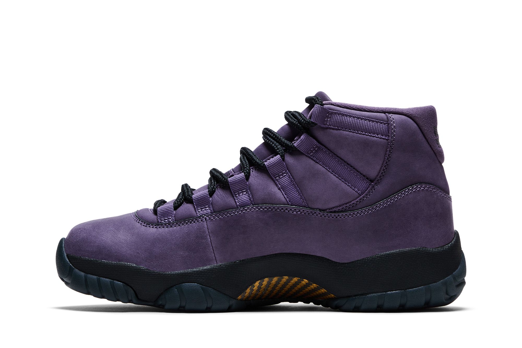 purple black jordan 11
