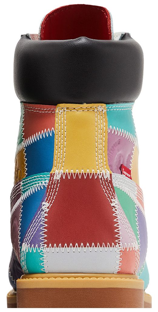 Supreme x Timberland 6 Inch Premium Waterproof Boot Patchwork   Multi Color