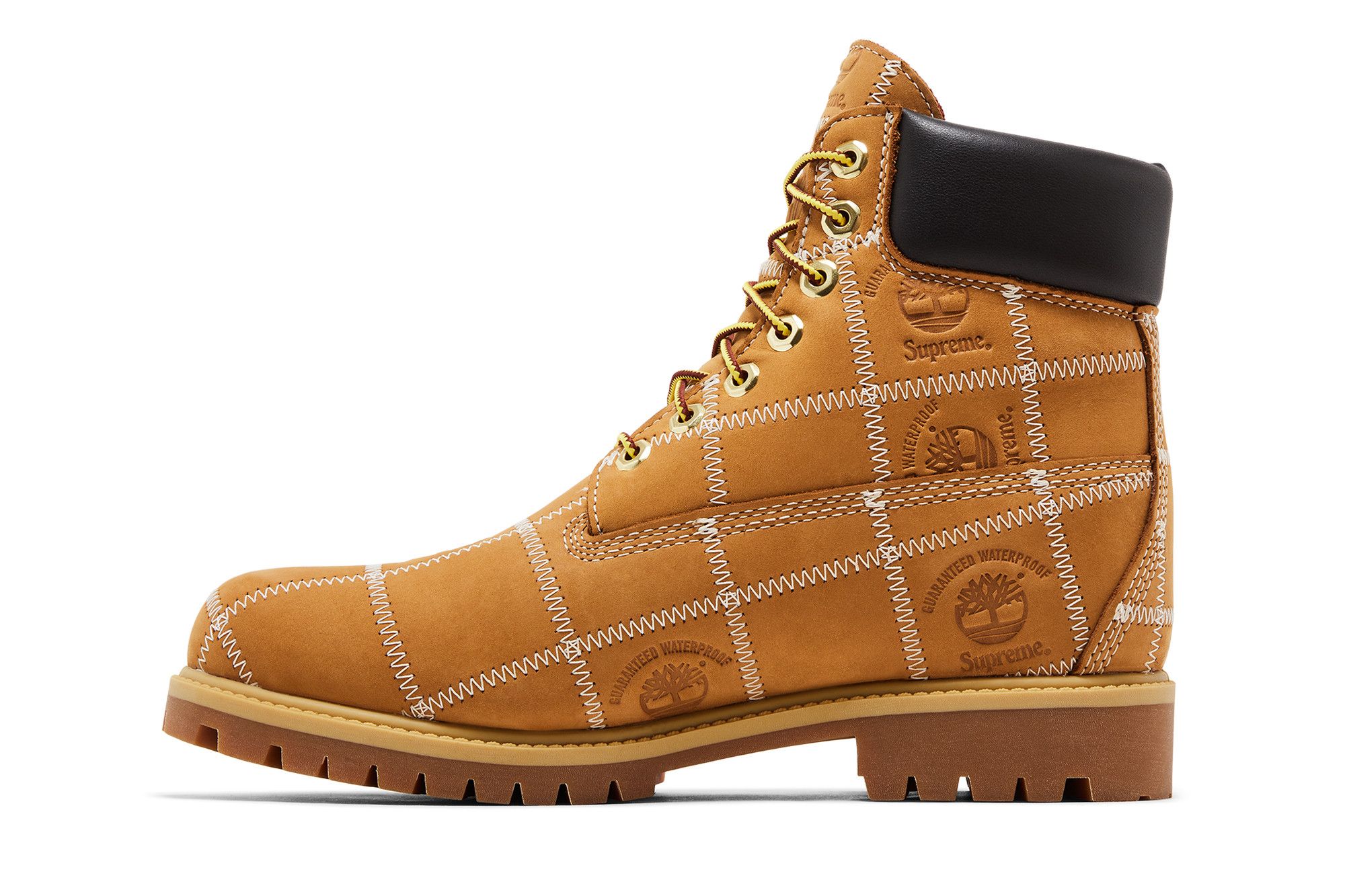 炎魔‼️Supreme Timberland Patchwork 27.5 Supreme Timberland Patchwork 6