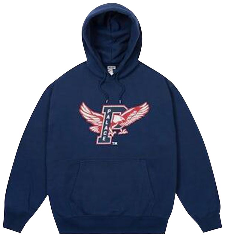 Palace Eagles Hood Navy